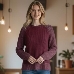 NWOT Love Ellie (a Stitch Fix brand) Women's Shaker Knit Sweater Fall‎ Winter